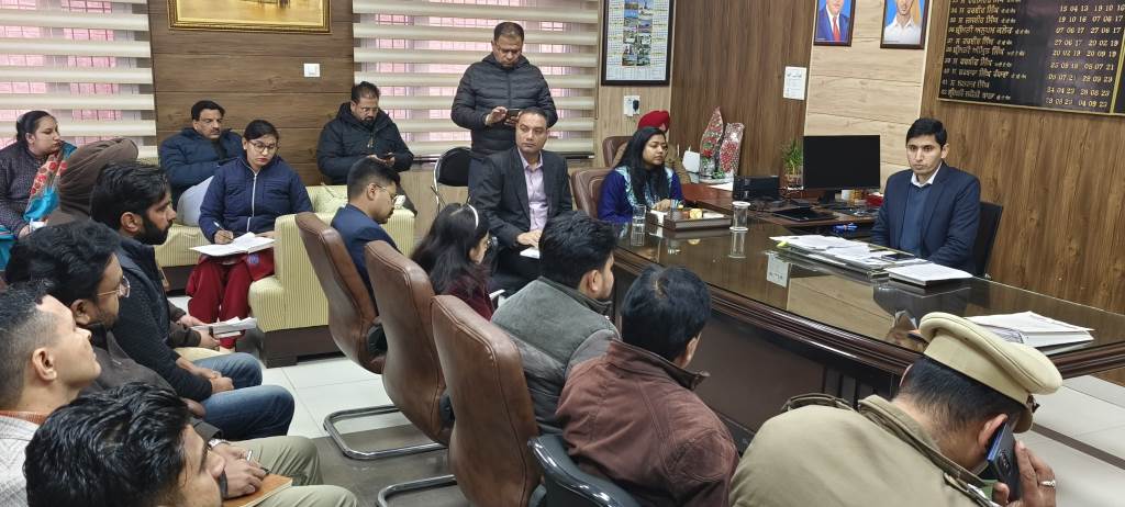 ADC holds departmental meeting regarding preparations for Republic Day tableaux